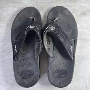 Chancla abrebotellas Reef Men Mick Fanning negra sintética talla 10 - Imagen 1 de 8