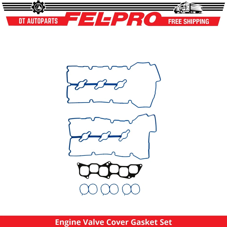 For 2006-2010 Hyundai Sonata 3.3L V6 Engine Valve Cover Gasket Set Fel-Pro 2007 - Image 1 of 1