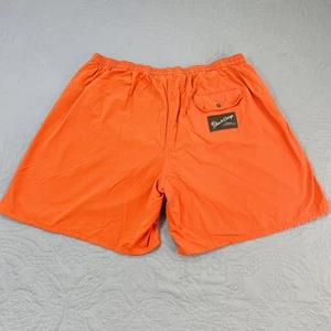 Duck Camp Shorts Mens XL Orange 7" Inseam Swim Outdoor Quick Dry Nylon Tech - Picture 1 of 7