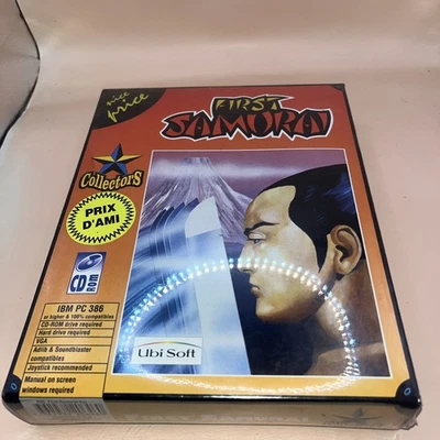 First samurai pc big box collectors 1991 Ubisoft new sealed super rare IBM  - Image 1 of 4
