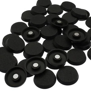 25mm Round Wargaming Plastic Model Bases + Magnet for Warhammer, AOS, 40K - Picture 1 of 10