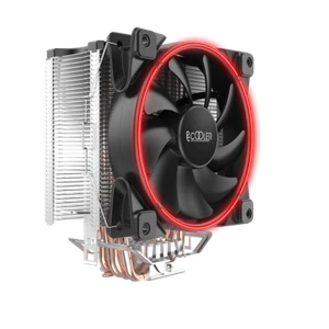 PCCOOLER GI-X5 CPU-Kühler, 120mm Lüfter in Rot, 160W TDP, Für Intel und AMD - Bild 1 von 5
