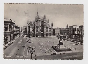LO MI 13 Milano Piazza del Duomo viaggiata 1954 - Imagen 1 de 1