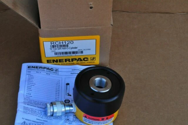 Enerpac RCH120 13.8 Ton Single-Acting Hollow Plunger Hydraulic Cylinder