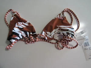 Roxy Womens Honey Tiki Triangle Swim Suit Top Small Nwt - Picture 1 of 6