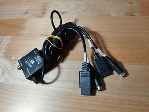 Interruptor de cable de RF multiplataforma Mad Catz Sega Saturn Genesis CD PlayStation N64 - Imagen 1 de 2