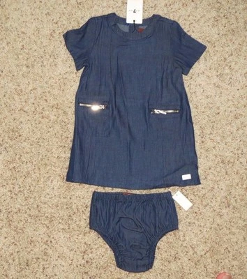 7 For All Mankind Baby Girls Dress (with Diaper Cover) - Size 24 Months - NWT — 第 1/4 张图片