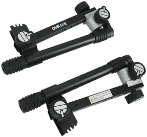 Quik Lok QLX-3 2nd Tier Add-On for Keyboard X Stand w/30mm Steel Tubing - Black - Picture 1 of 10