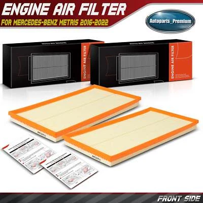 2x Filtro de aire de motor nuevo para Mercedes-Benz Metris 2016-2022 L4 2,0 L turboalimentado Foto 1 de 4