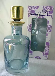 MoMo Panache Mundgeblasener BOUQUET Blau Parfüm Flakon mit Stopfen NEU Neu im Karton - Bild 1 von 1