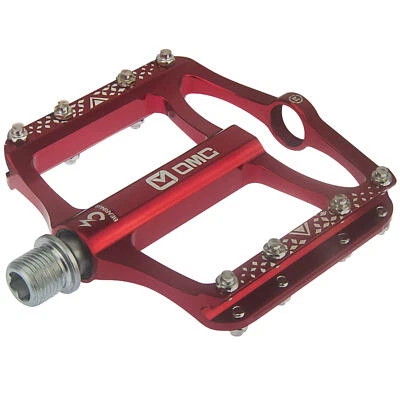 OMC-S1-RE 9/16" Aluminum Platform Mountain Bike Pedals 3 Sealed Bearing MTB BMX
