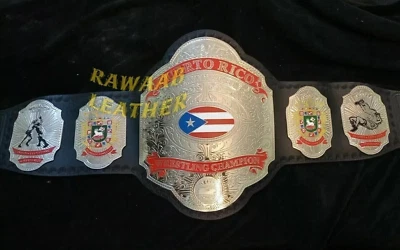 Cinturón Campeonato de Lucha Peso Pesado WWC Puerto Rico Talla Adulto Foto 1 de 4