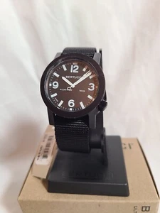 Bertucci A-6A Experior 16500 Mens Black Nylon Band Black Japan Quartz Dial Watch - Picture 1 of 6