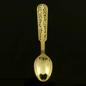 Danish Gilded Christmas Spoon, 1939 - A. Michelsen - Picture 1 of 1