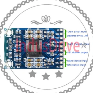 Mini TPA3116D2 DC 12V 24V 2x 50W Amplificatore di Potenza Audio Digitale Scheda Classe D Amp - Foto 1 di 4