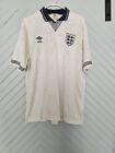 Vintage England Umbro Trikot XL weiß 90er Jahre Fußball Shirt Weltmeister