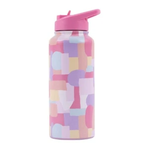 Splosh Mothers Gift Stainless Steel Abstract Travel Water Bottle Insulate 950ML - Picture 1 of 5
