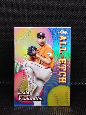 2024 Topps Chrome Justin Verlander Houston Astros #CAE-12 All-Etch - Image 1 of 2