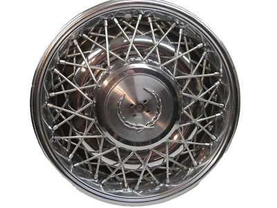 Cadillac DeVille Fleetwood Seville 1975-1985 15" cubierta de rueda de alambre de bloqueo Foto 1 de 4