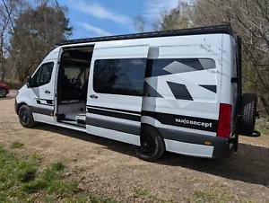 MERCEDES SPRINTER 907 2018 314 CDI LWB CAMPERVAN MOTORHOME FULLY MODULAR LAYOUT - Picture 1 of 24