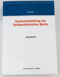 Gesetzessammlung des liechtensteinischen Rechts: Staatsrecht I (German Edition) - Picture 1 of 4