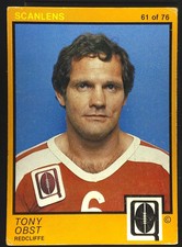 1982 #61 Tony Obst Redcliffe Dolphins Scanlens rugby league QRL NRL card