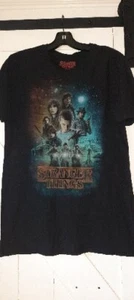 Camiseta Stranger Things Negra Gráfica Hombre Talla M - Imagen 1 de 3