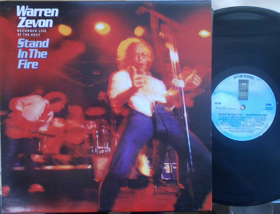 Warren Zevon ORIG OZ LP Stand in the fire NM '80 Asylum 5E519 Pop Rock - Image 1 of 1