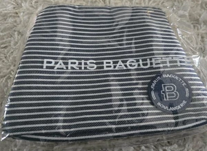 Bolsa de almuerzo aislada a rayas azul y blanco Paris Baguette NUEVA ENVÍO RÁPIDO  - Imagen 1 de 6