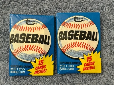 (2) 1980 Topps Baseball Wax Packs Henderson - Image 1 of 2
