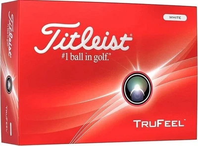 Titleist TruFeel 高尔夫球 | 白色 | 一打 | 高尔夫球 #1 球 | 美国 | 全新 — 第 1/2 张图片
