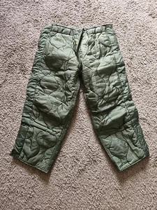 US Army USGI m65 cold weather field trouser liner Medium Long pants WOOBIE (E5) - Picture 1 of 5