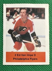 1974-75 Loblaws Hockey Sticker NHL Philadelphia Flyers ED VAN IMPE VG - Picture 1 of 4