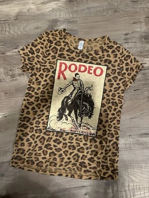 Camiseta Alternative Apparel Estampado Animal Con Vaquero Bucking Bronco Talla M Foto 1 de 4