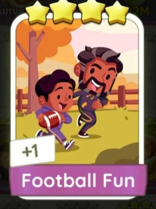 1x Football Fun - 🎲 Monopoly Go Digital Sticker TRADE CARD - Image 1 of 1