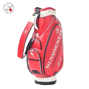 Munsingwear Large Top Cart Bag 9.5 × 47 in 6way Divider 3.7 kg Men 2025 Red New - Picture 1 of 8