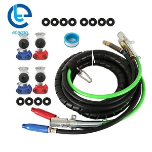 For Semi Trucks Trailer Tractor 12FT 3 in 1 ABS Power Air Line Air Hose - Picture 1 of 16
