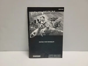 Mega Man X (Super Nintendo, SNES) Original Instruction Booklet Manual Only - Picture 1 of 2