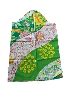 Rare Lily Pulitzer ZUZEK Key west Hand Print Vintage Quilt Fabric Remnant Scrap - Picture 1 of 6