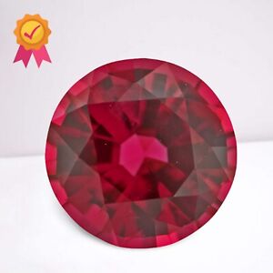 Red Spinel Round Cut Loose Gemstone 4 MM VVS Grade Red Color Gemstone