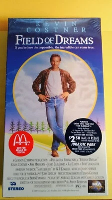 Field Of Dreams (VHS) 1994 McDonald's Sealed Foto 1 de 2