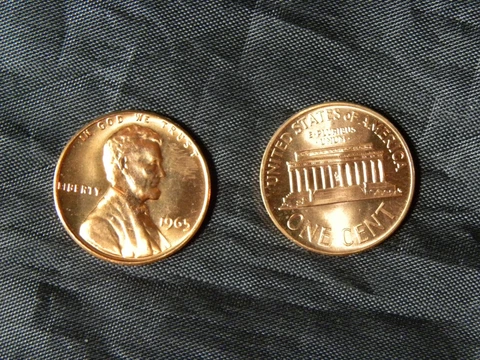1965 P Lincoln Memorial Cent / Penny SPECIAL MINT SET SMS Cover