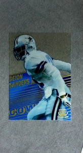 Pacific 1995 triple carpetas cristalinas #16 Deion Sanders vaqueros - Imagen 1 de 2