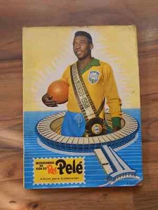 1964 Instantaneos da Vida do Rei Pele Album nearly full 275/281 cards Brazil - Picture 1 of 23