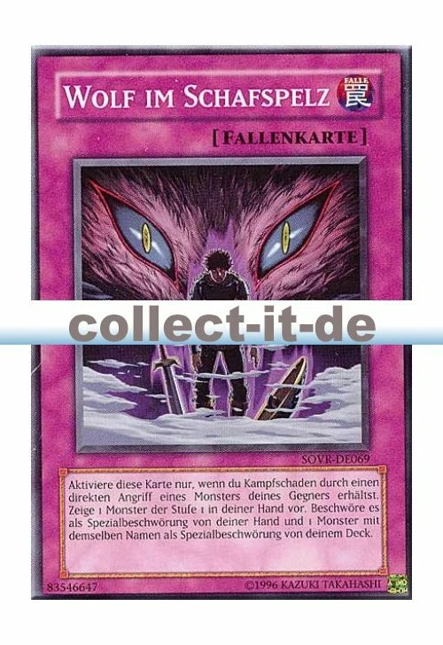 Yugioh SOVR-DE069 Wolf im Schafspelz - unlimitiert - Bild 1 von 1