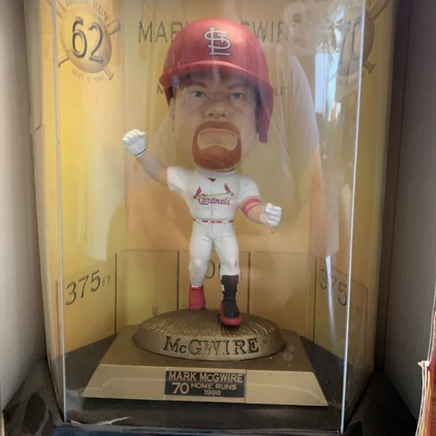 Vintage Headliners MARK MCGWIRE 70 Home Runs Bobblehead Commemorative 1998 MLB Cover