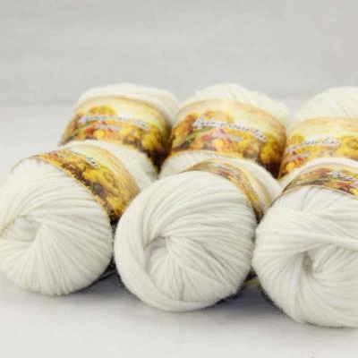 6球 x 50 克厚 DIY 针工艺品手工编织针织分数羊毛纱 20 — 第 1/4 张图片