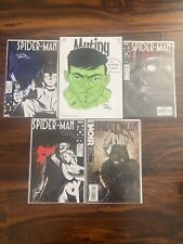 spider-Man Noir 1-4 set & sketch of hulk all signed by Fabrice Sapolsky🔥🔥