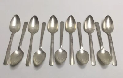 *Oneida Capri* 11 cucharas 1881 Rogers cubiertos vintage plateados Foto 1 de 3