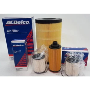 Genuine AC Delco Service Filter Kit Oil Air Fuel Cabin ACK17 ACDelco Trailblazer - Picture 1 of 11